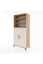 Hyperion Dolap 5 Raflı 2 Kapaklı 88x44x195 Çam-Aytaşı