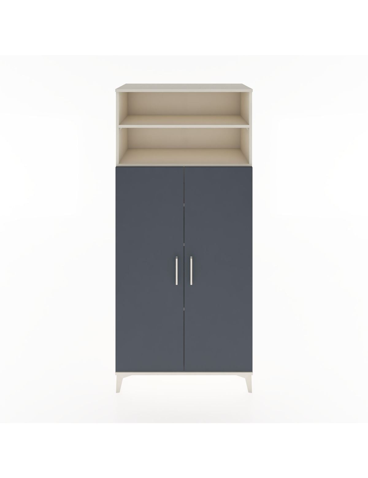 Hyperion Dolap 5 Raflı 2 Kapaklı 88x44x195 Aytaşı-Antrasit