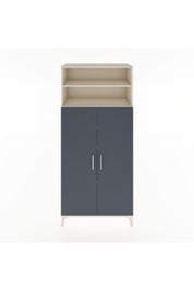 Hyperion Dolap 5 Raflı 2 Kapaklı 88x44x195 Aytaşı-Antrasit