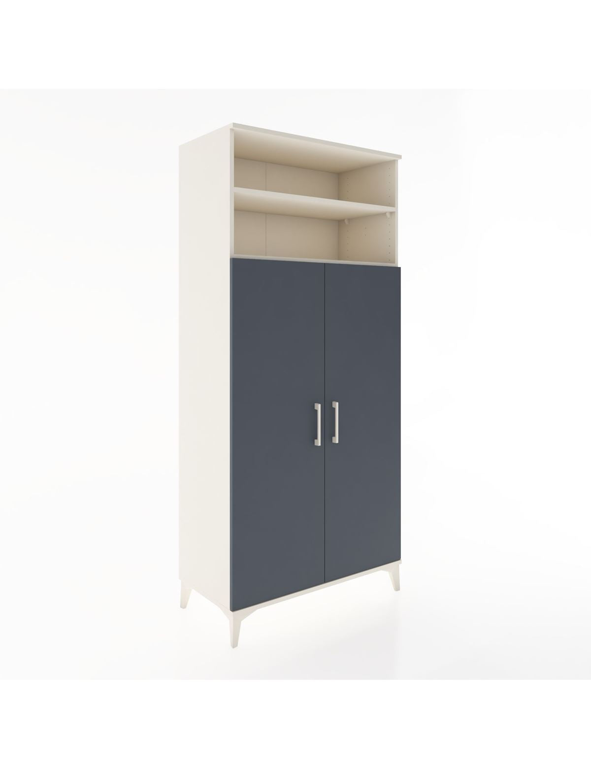 Hyperion Dolap 5 Raflı 2 Kapaklı 88x44x195 Aytaşı-Antrasit