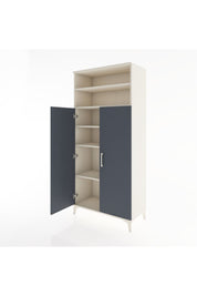 Hyperion Dolap 5 Raflı 2 Kapaklı 88x44x195 Aytaşı-Antrasit