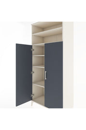 Hyperion Dolap 5 Raflı 2 Kapaklı 88x44x195 Aytaşı-Antrasit