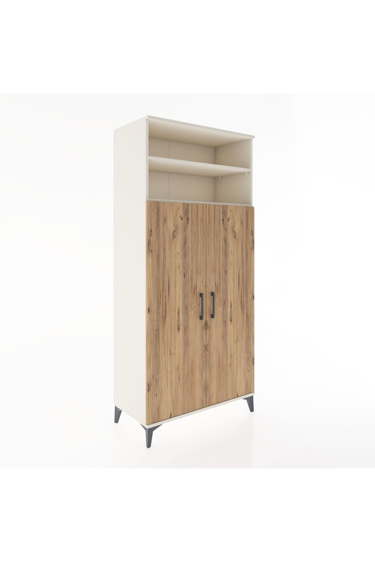 Hyperion Dolap 5 Raflı 2 Kapaklı 88x44x195 Aytaşı-Çam