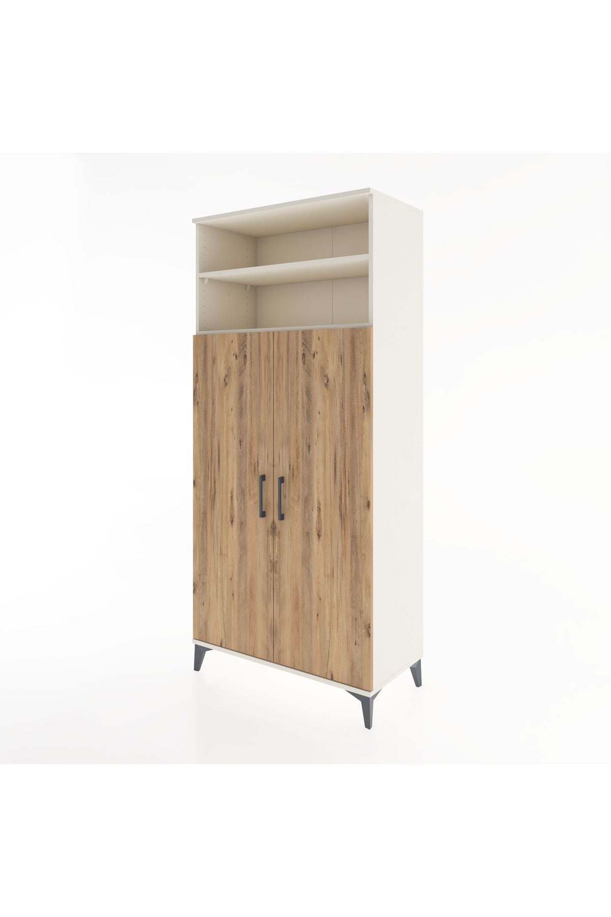 Hyperion Dolap 5 Raflı 2 Kapaklı 88x44x195 Aytaşı-Çam