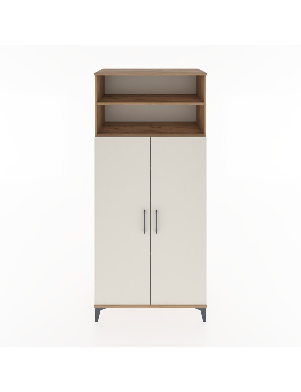 Hyperion Dolap 5 Raflı 2 Kapaklı 88x44x195 Çam-Aytaşı