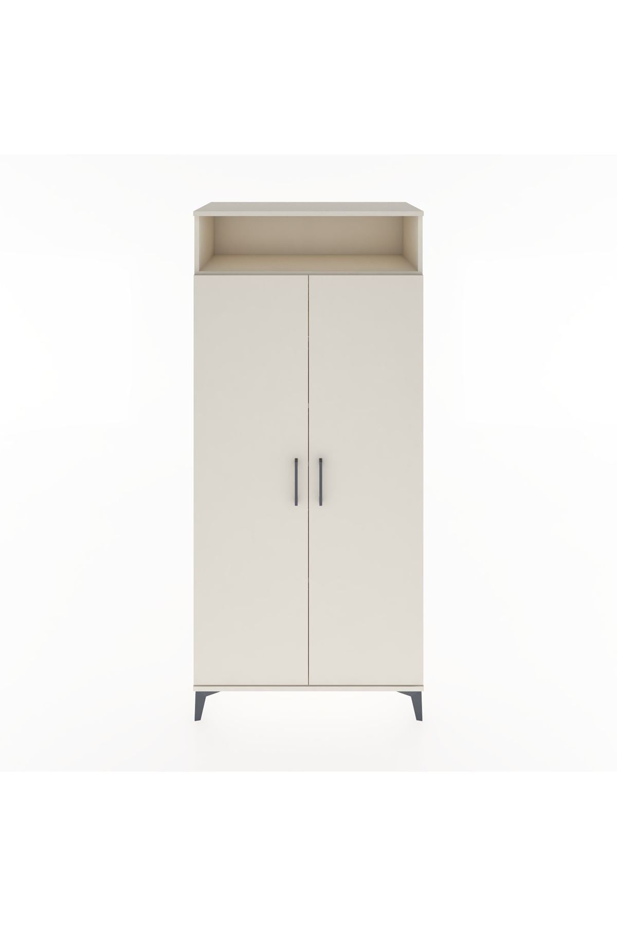 Hyperion Dolap 5 Raflı 2 Kapaklı 88x44x195 Aytaşı-Aytaşı