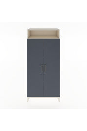 Hyperion Dolap 5 Raflı 2 Kapaklı 88x44x195 Aytaşı-Antrasit