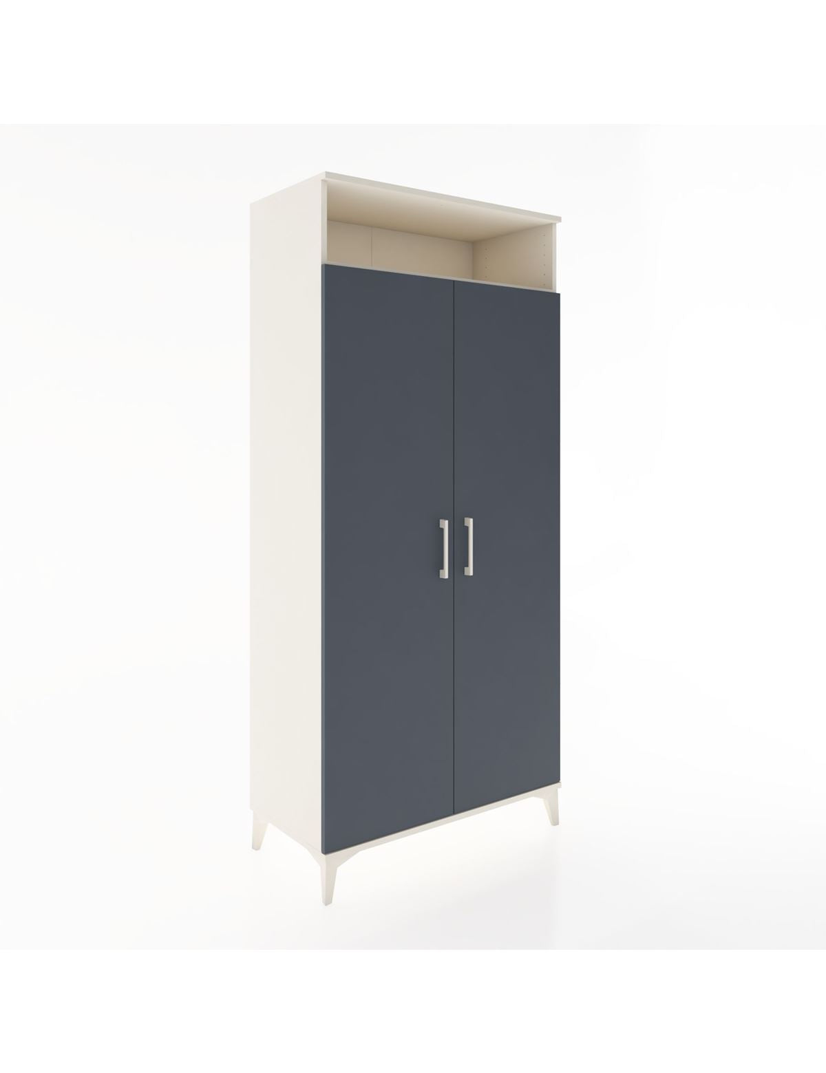 Hyperion Dolap 5 Raflı 2 Kapaklı 88x44x195 Aytaşı-Antrasit