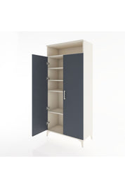 Hyperion Dolap 5 Raflı 2 Kapaklı 88x44x195 Aytaşı-Antrasit