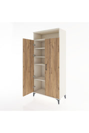 Hyperion Dolap 5 Raflı 2 Kapaklı 88x44x195 Aytaşı-Çam