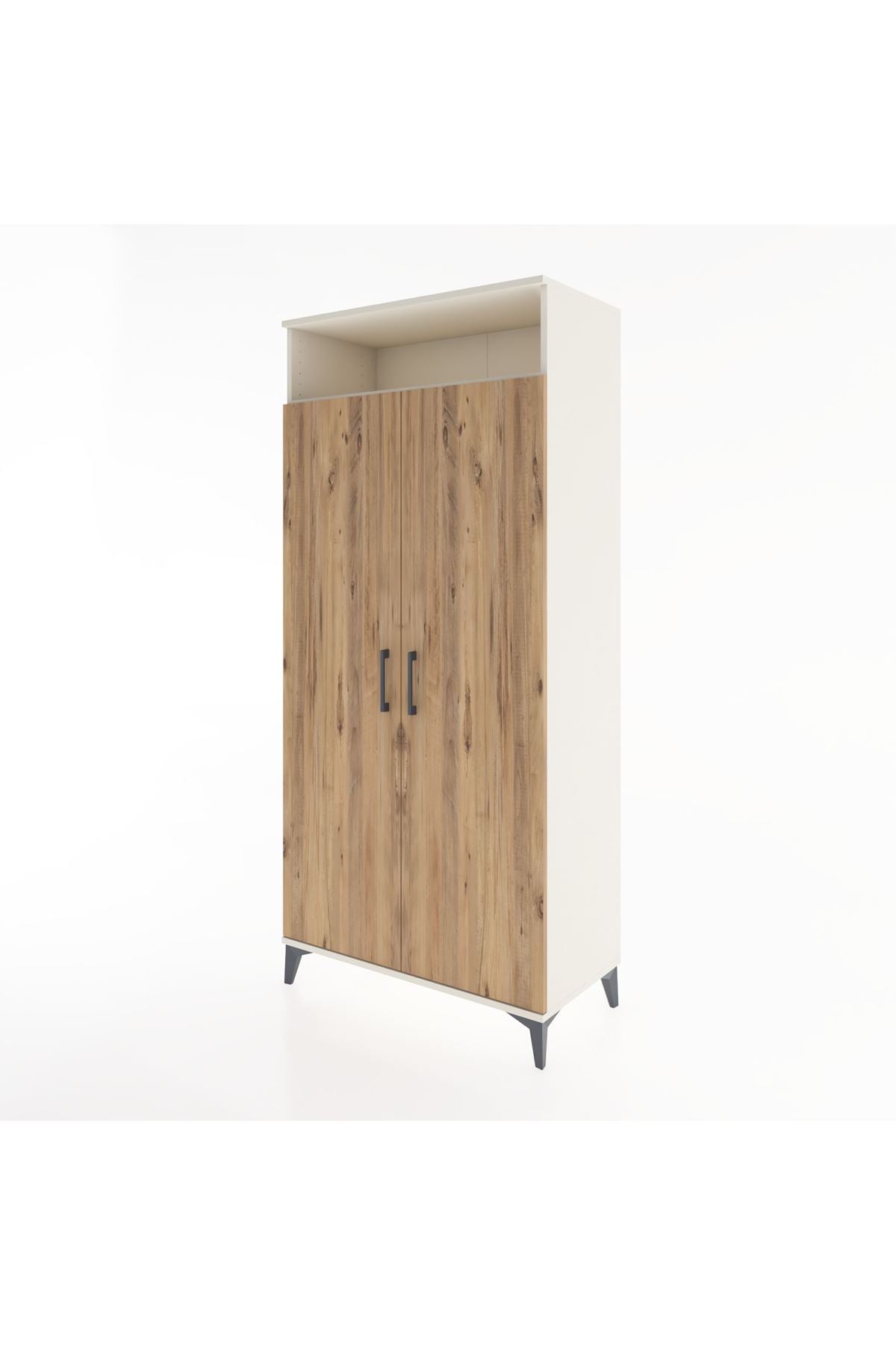 Hyperion Dolap 5 Raflı 2 Kapaklı 88x44x195 Aytaşı-Çam