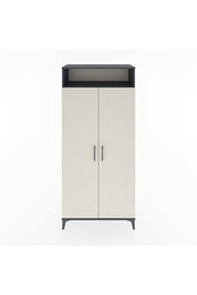 Hyperion Dolap 5 Raflı 2 Kapaklı 88x44x195 Antrasit-Aytaşı