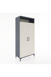 Hyperion Dolap 5 Raflı 2 Kapaklı 88x44x195 Antrasit-Aytaşı