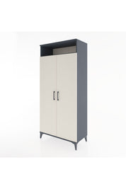 Hyperion Dolap 5 Raflı 2 Kapaklı 88x44x195 Antrasit-Aytaşı