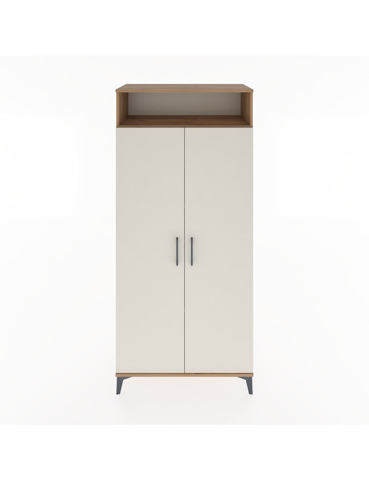 Hyperion Dolap 5 Raflı 2 Kapaklı 88x44x195 Çam-Aytaşı