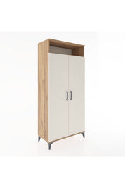 Hyperion Dolap 5 Raflı 2 Kapaklı 88x44x195 Çam-Aytaşı