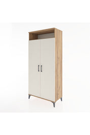 Hyperion Dolap 5 Raflı 2 Kapaklı 88x44x195 Çam-Aytaşı