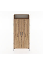 Hyperion Dolap 5 Raflı 2 Kapaklı 88x44x195 Çam-Çam