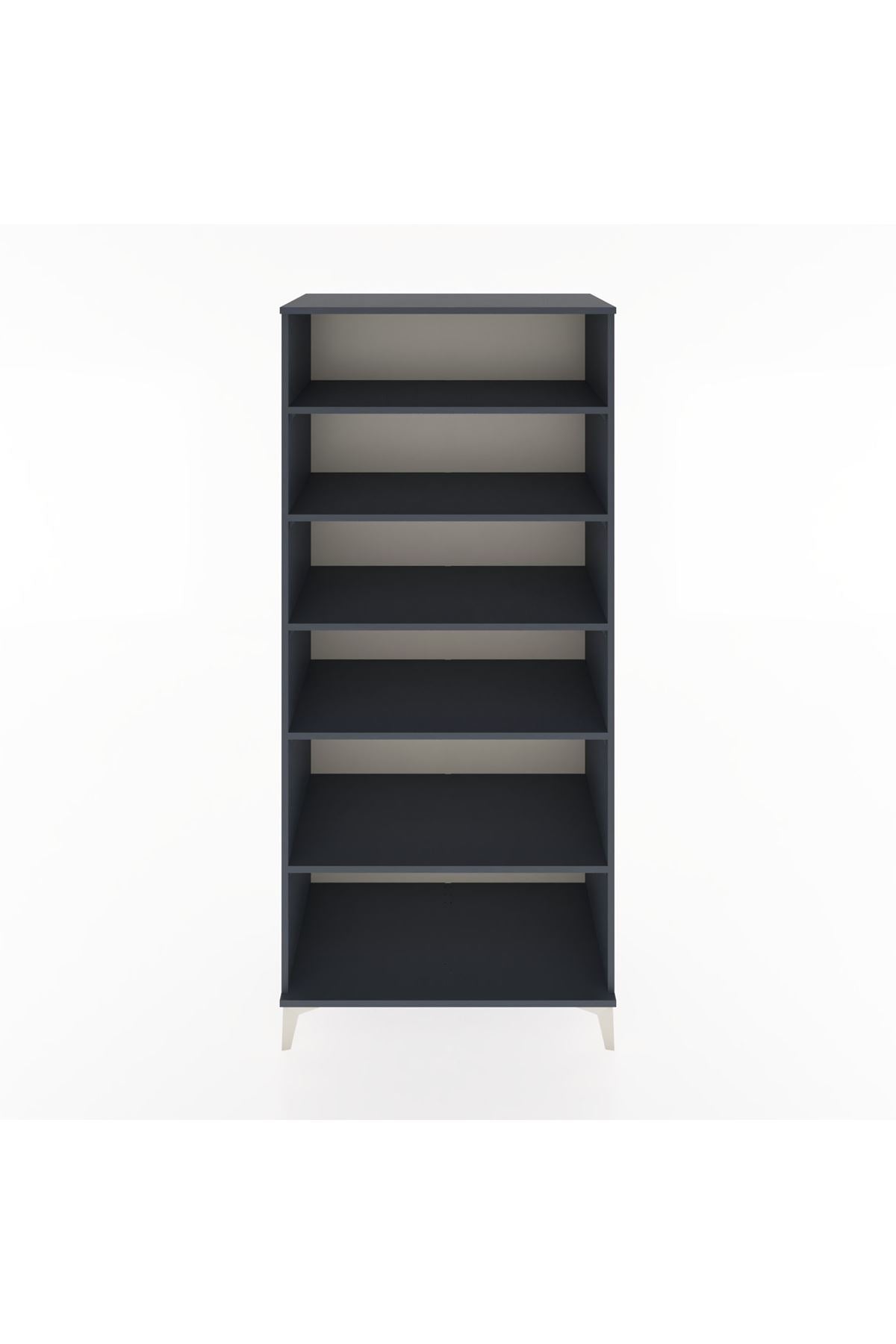 Hyperion Dolap 5 Raflı 88x44x195 Antrasit-Antrasit