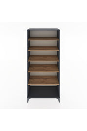 Hyperion Dolap 5 Raflı 88x44x195 Antrasit-Çam
