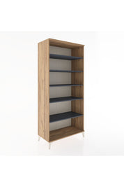 Hyperion Dolap 5 Raflı 88x44x195 Çam-Antrasit