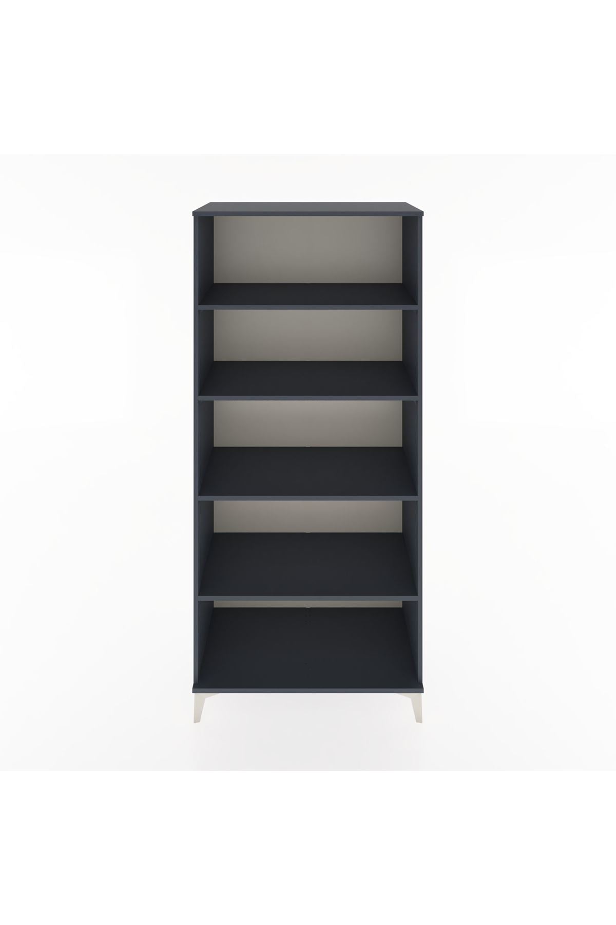Hyperion Dolap 5 Raflı 88x44x195 Antrasit-Antrasit