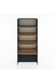 Hyperion Dolap 5 Raflı 88x44x195 Antrasit-Çam