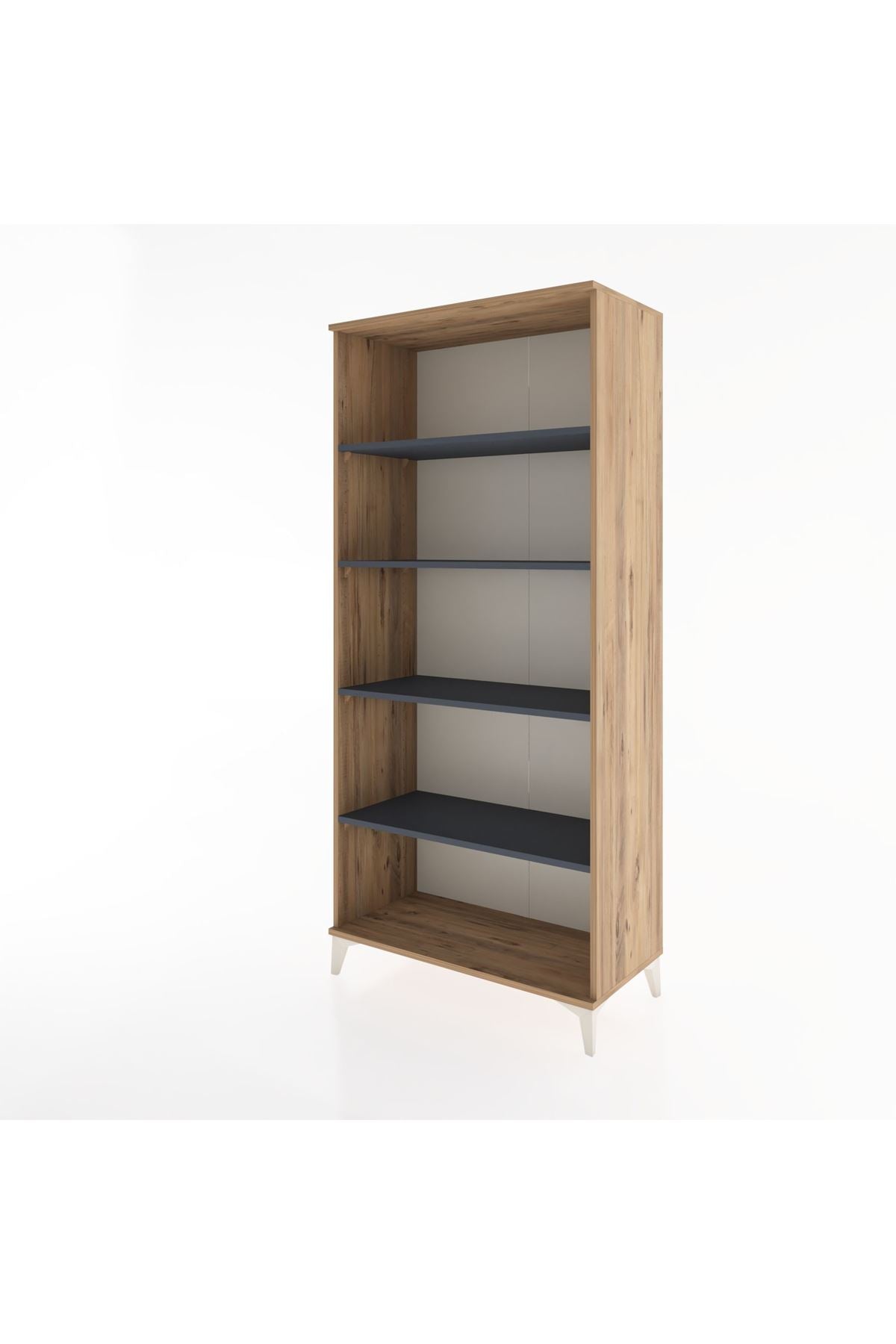 Hyperion Dolap 5 Raflı 88x44x195 Çam-Antrasit