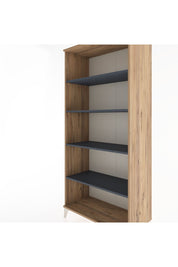 Hyperion Dolap 5 Raflı 88x44x195 Çam-Antrasit