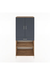 Hyperion Dolap 4 Raflı Tek Çekmeceli 2 Kapaklı 88x44x195