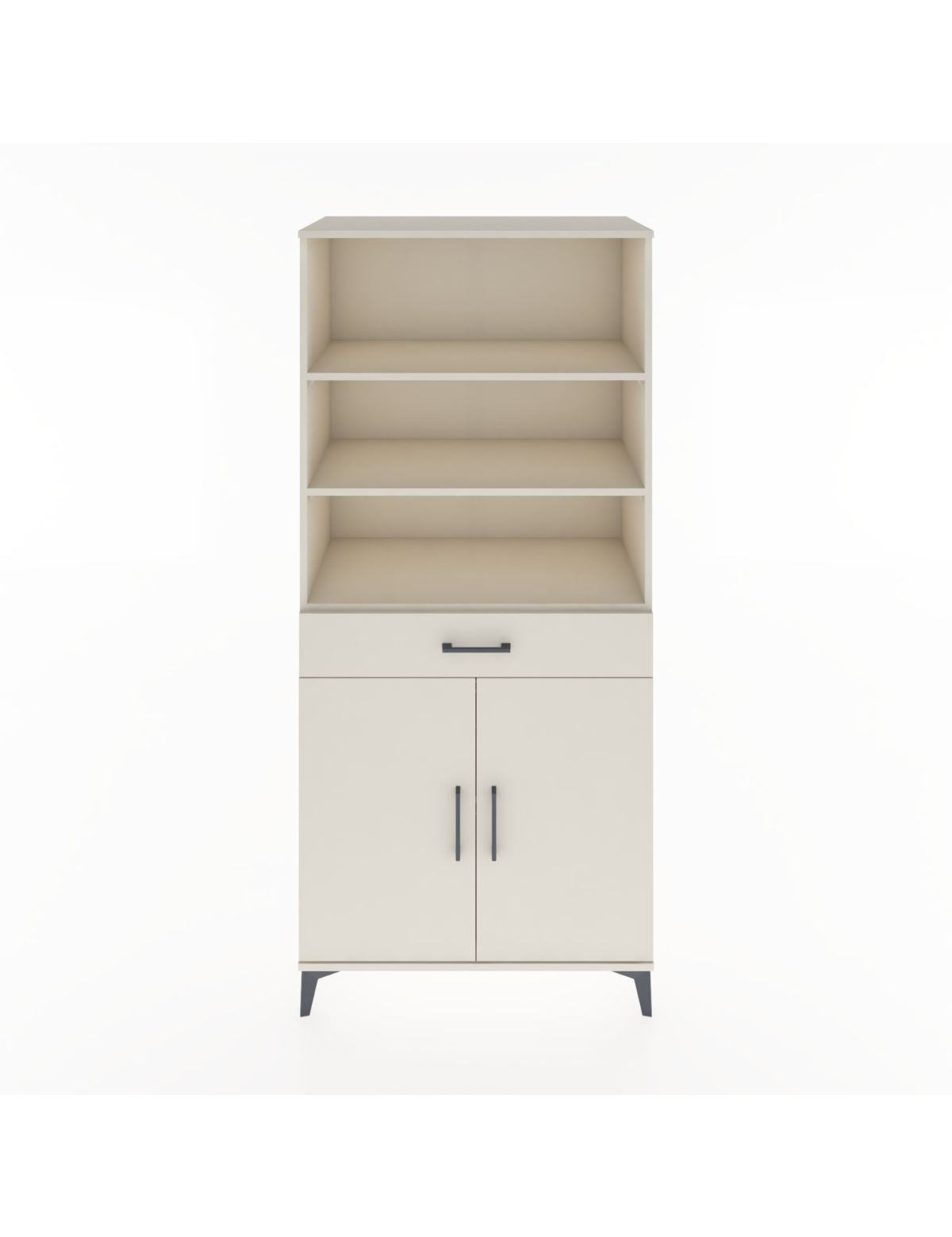 Hyperion Dolap 4 Raflı Tek Çekmeceli 2 Kapaklı 88x44x195 Aytaşı-Aytaşı