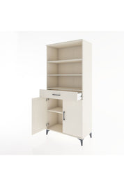 Hyperion Dolap 4 Raflı Tek Çekmeceli 2 Kapaklı 88x44x195 Aytaşı-Aytaşı