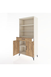 Hyperion Dolap 4 Raflı Tek Çekmeceli 2 Kapaklı 88x44x195 Aytaşı-Çam