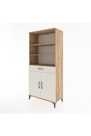 Hyperion Dolap 4 Raflı Tek Çekmeceli 2 Kapaklı 88x44x195 Çam-Aytaşı