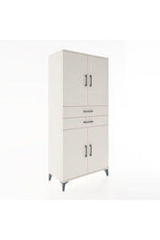 Hyperion Dolap 4 Raflı 2 Çekmeceli 4 Kapaklı 88x44x195 Aytaşı-Aytaşı