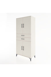 Hyperion Dolap 4 Raflı 2 Çekmeceli 4 Kapaklı 88x44x195 Aytaşı-Aytaşı