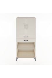 Hyperion Dolap 4 Raflı 2 Çekmeceli 2 Kapaklı 88x44x195 Aytaşı-Aytaşı