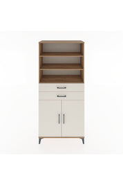 Hyperion Dolap 4 Raflı 2 Çekmeceli 2 Kapaklı 88x44x195 Çam-Aytaşı