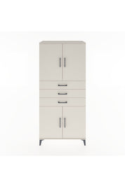 Hyperion Dolap 3 Raflı 3 Çekmeceli 4 Kapaklı 88x44x195 Aytaşı-Aytaşı