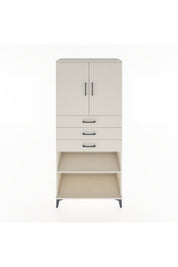Hyperion Dolap 3 Raflı 3 Çekmeceli 2 Kapaklı 88x44x195 Aytaşı-Aytaşı