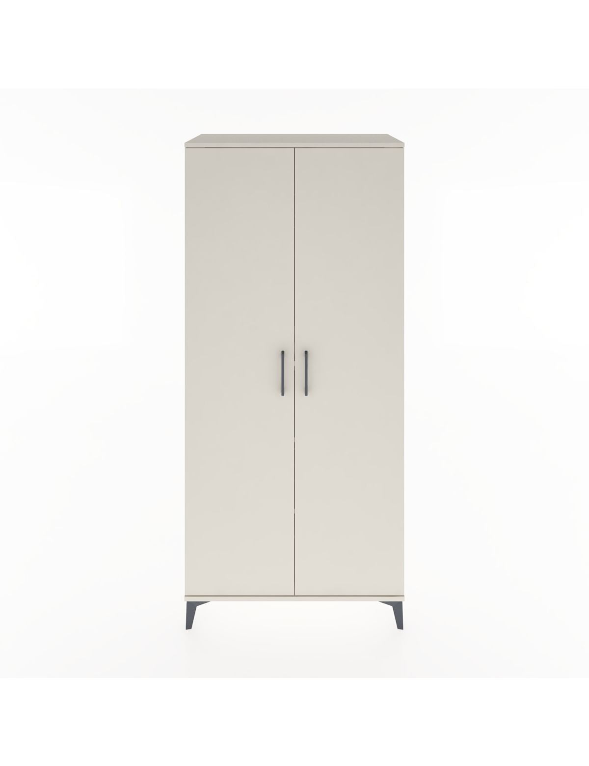 Hyperion Dolap 3 Raflı 2 Kapaklı Tek Askılı 88x44x195 Aytaşı-Aytaşı