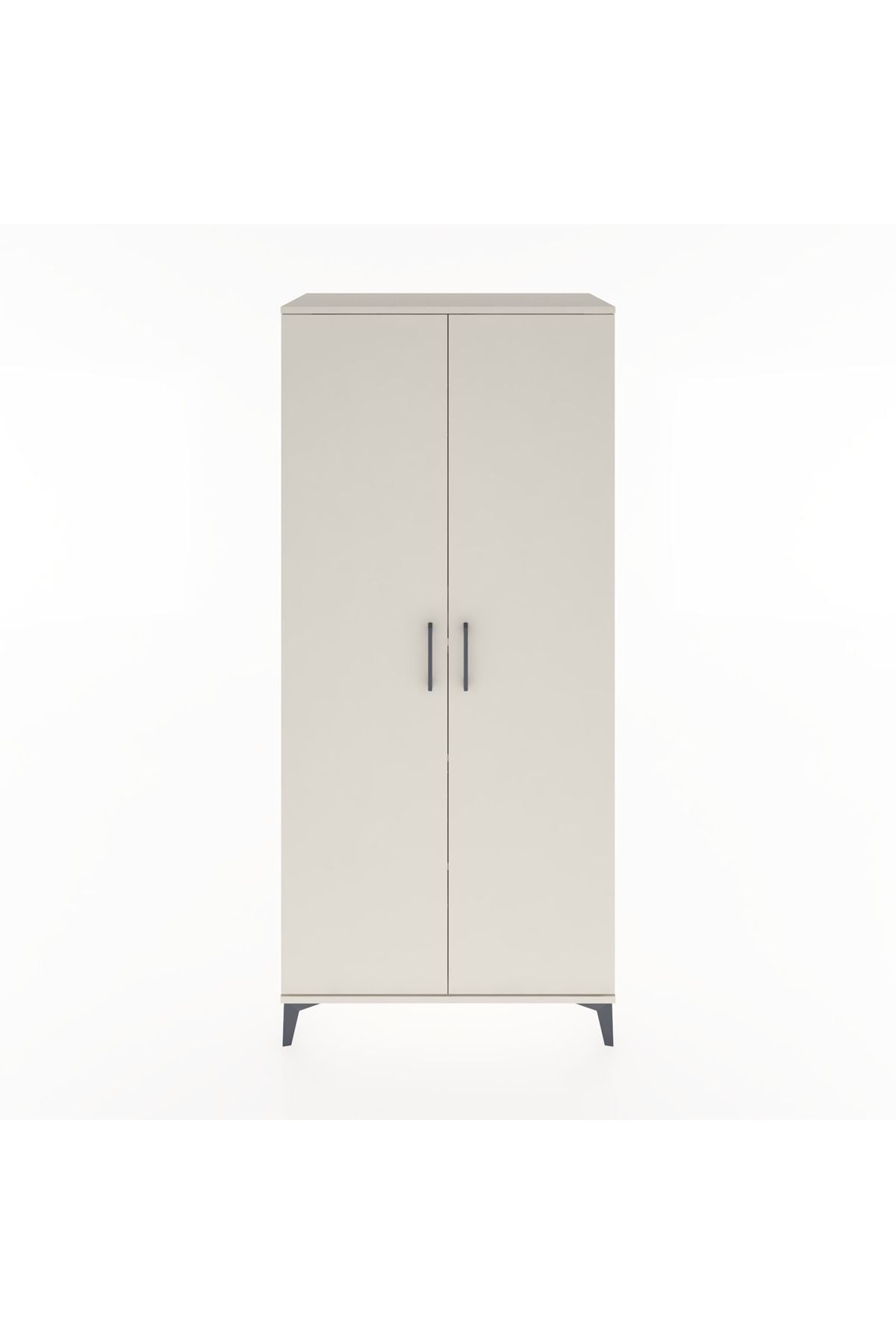 Hyperion Dolap 3 Raflı 2 Kapaklı Tek Askılı 88x44x195 Aytaşı-Aytaşı