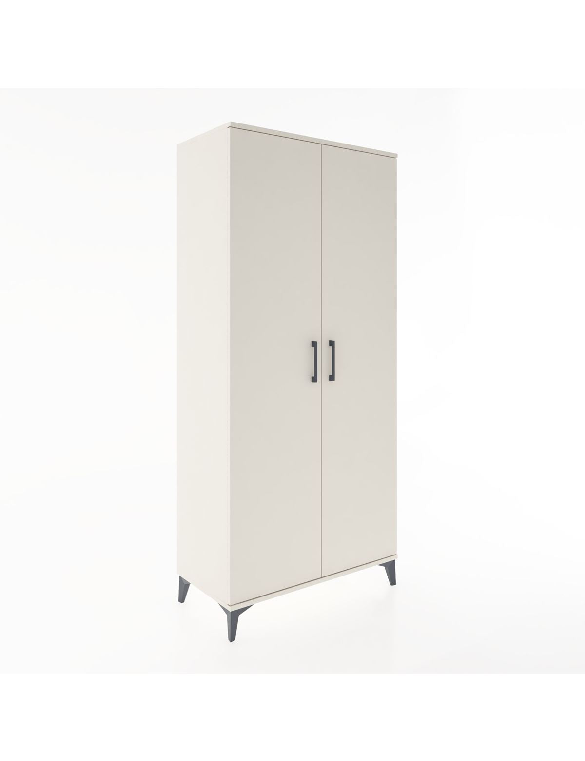 Hyperion Dolap 3 Raflı 2 Kapaklı Tek Askılı 88x44x195 Aytaşı-Aytaşı