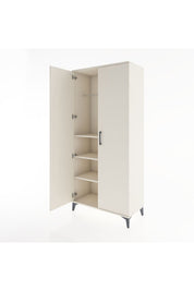 Hyperion Dolap 3 Raflı 2 Kapaklı Tek Askılı 88x44x195 Aytaşı-Aytaşı