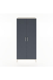 Hyperion Dolap 3 Raflı 2 Kapaklı Tek Askılı 88x44x195 Aytaşı-Antrasit