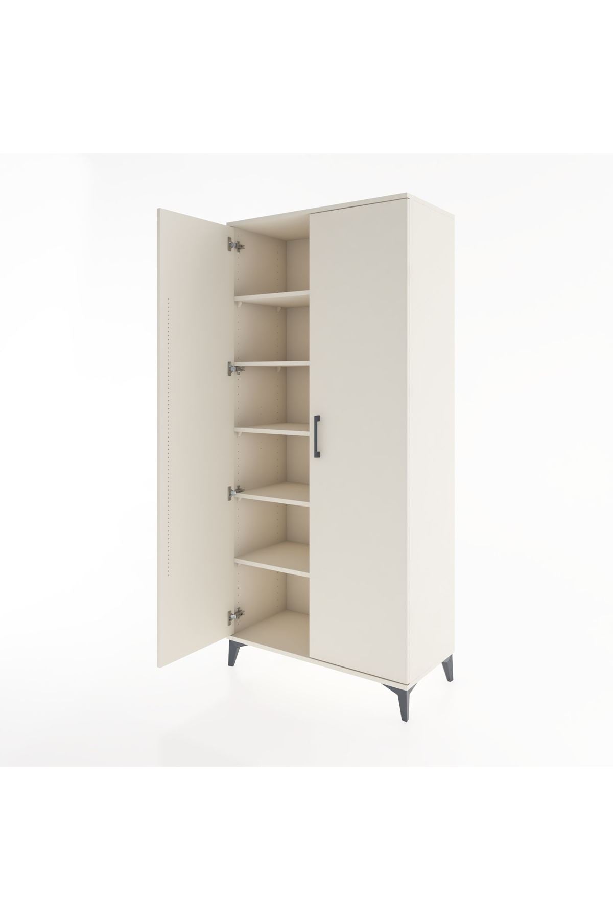 Hyperion Dolap 5 Raflı 2 Kapaklı 88x44x195 Aytaşı-Aytaşı