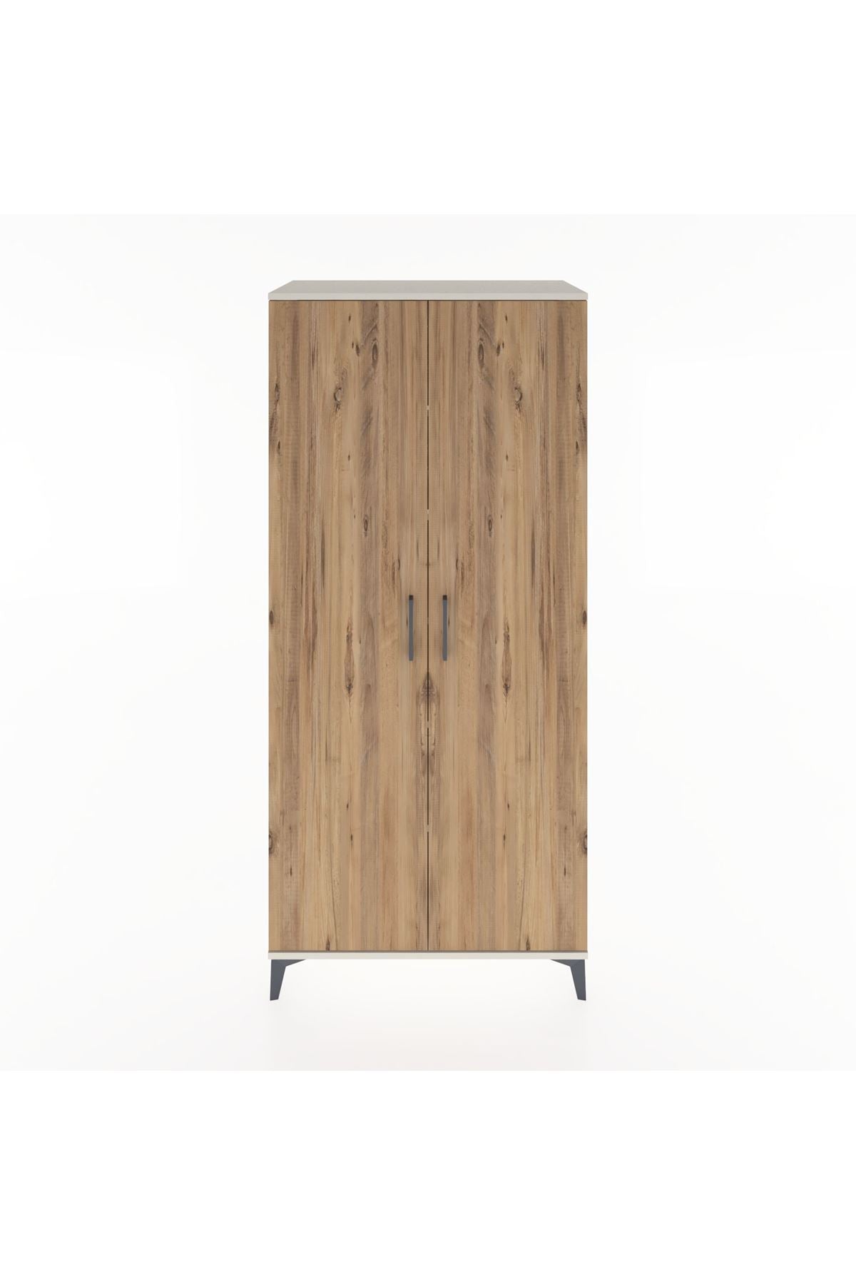 Hyperion Dolap 5 Raflı 2 Kapaklı 88x44x195 Aytaşı-Çam