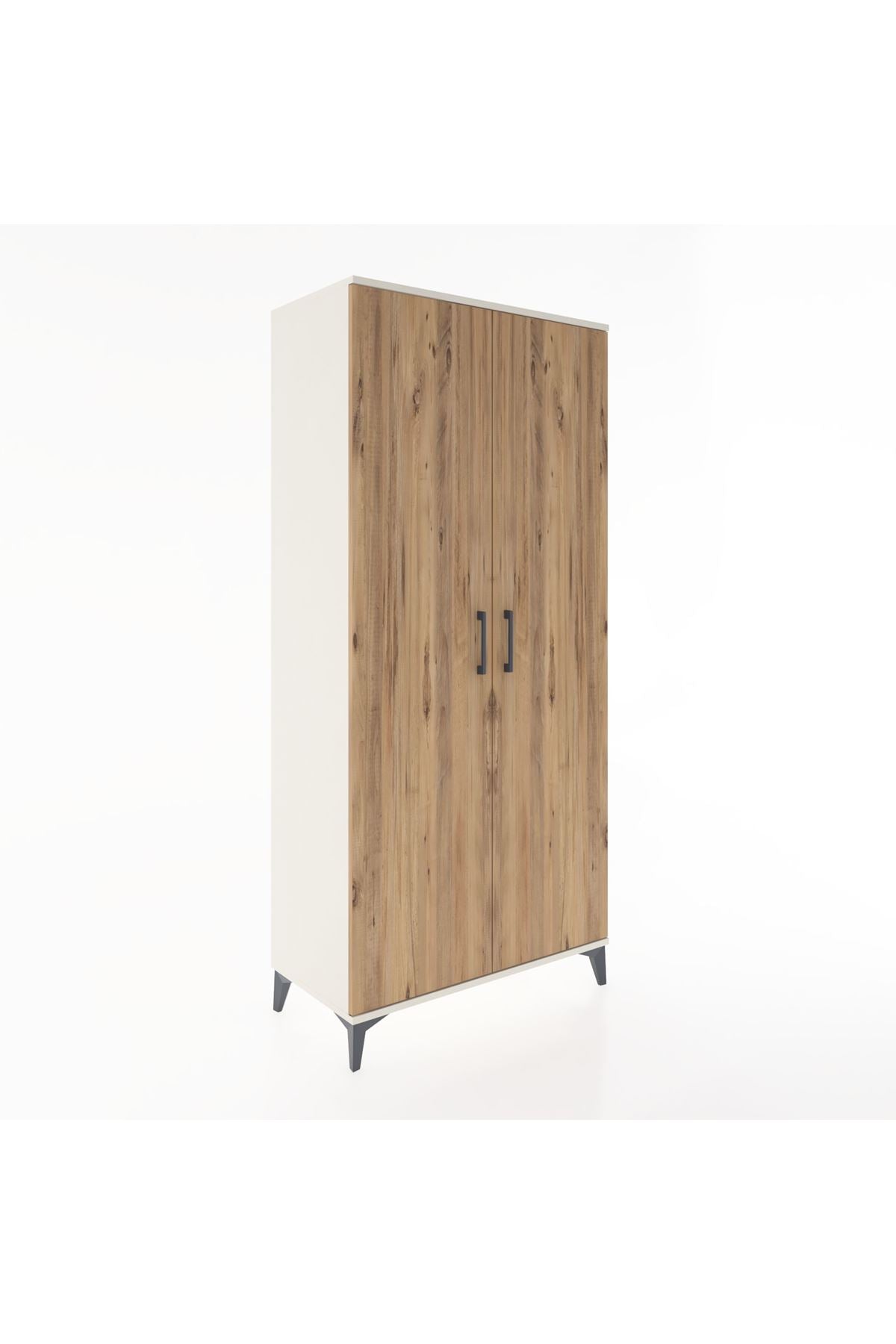 Hyperion Dolap 5 Raflı 2 Kapaklı 88x44x195 Aytaşı-Çam