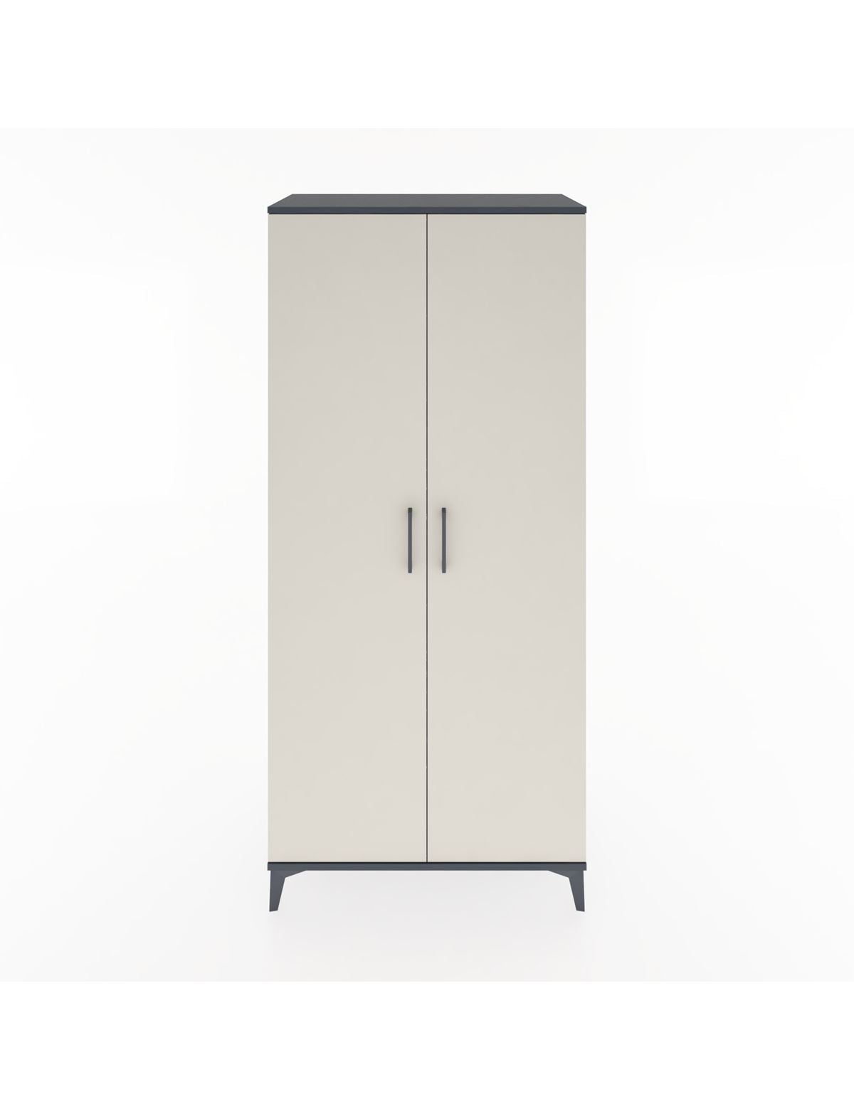 Hyperion Dolap 5 Raflı 2 Kapaklı 88x44x195 Antrasit-Aytaşı