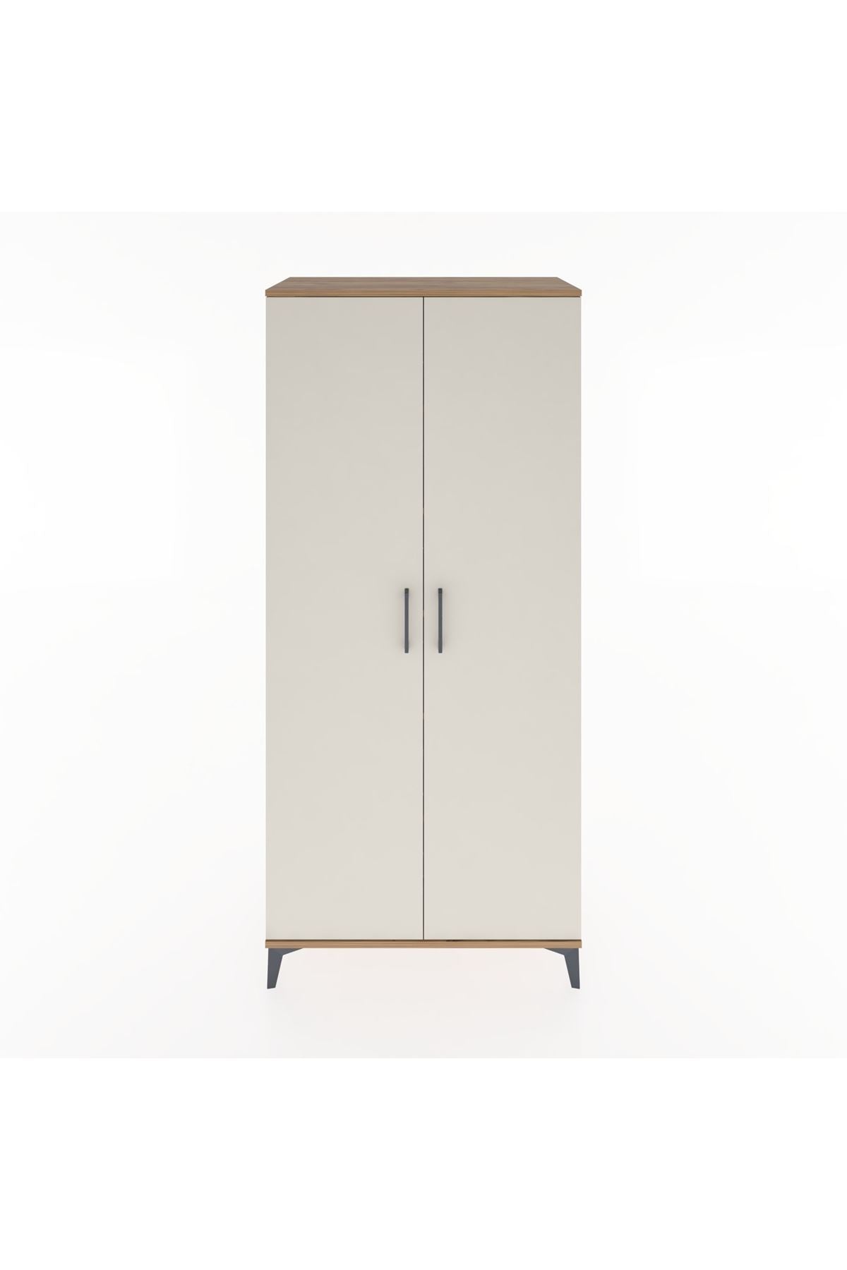 Hyperion Dolap 5 Raflı 2 Kapaklı 88x44x195 Çam-Aytaşı